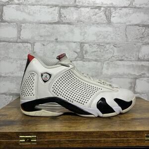 Supreme Nike Air Jordan 14 Retro Sneakers 2019 White Chrome Size 10 BV7630-106